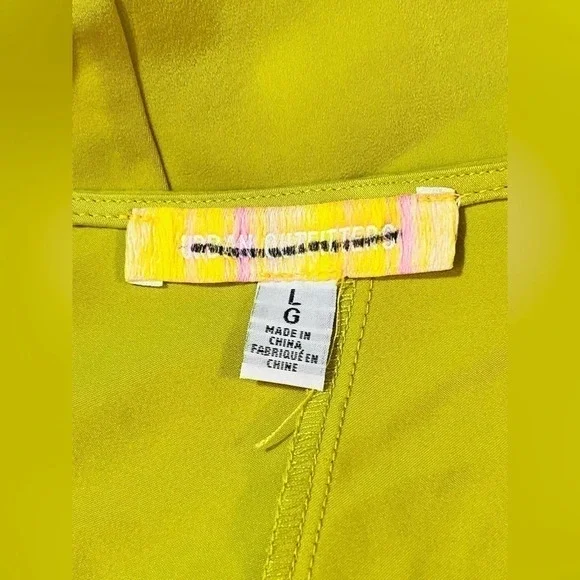 Urban Outfitters Jillian Satin Halter Mini Dress in Light Green Size Large NWOT - Picture 4 of 13